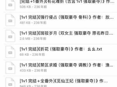 90多部墙取豪夺婆文大合集！男主步步为营上位+偏要勉强，我的爱就是不择手段的拥有你