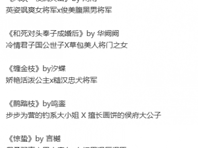 古代先婚后爱po合集 彼此的爱意随时间慢慢滋长