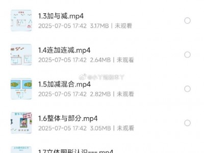 【学习资料】小学数学趣味动画420集全 假期必学 按分类1-6年级全，假期必存！ 从课内延伸到奥数思维，以动画的形式讲解知识点，寓教于乐，让孩子发散思维，爱上数学。 ​​​