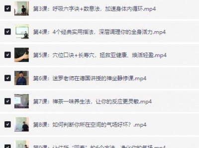 气质调理课程  共11节课，提高精气神、气质飙升 ​​​